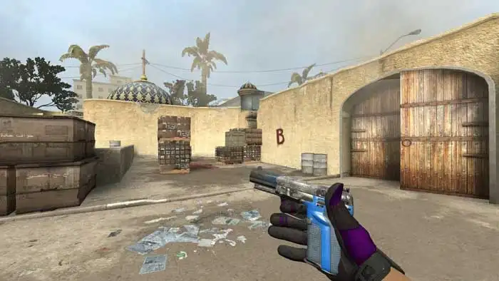 Модель Five-Seven «Bark Beetle Blue» для CSS